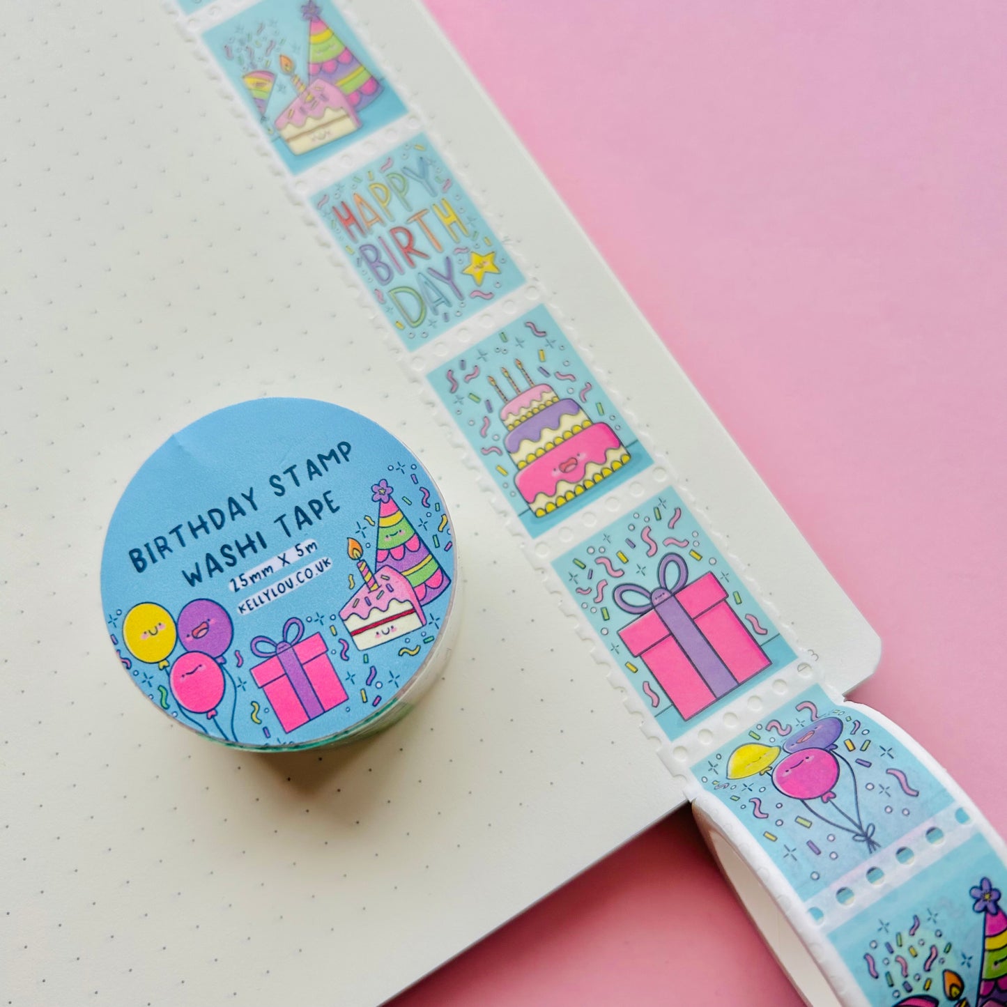 Birthday Stamp Washi Tape