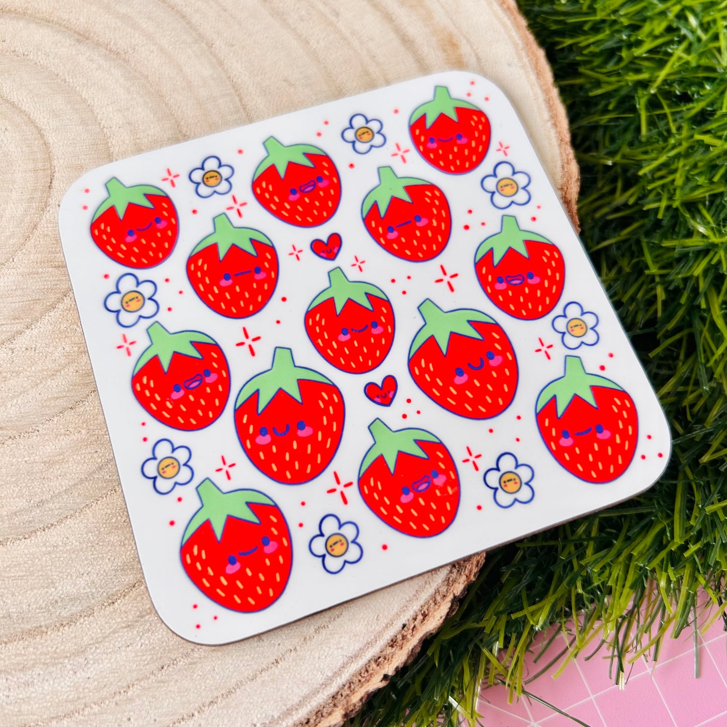 Berry Cuties - Drinks Coaster