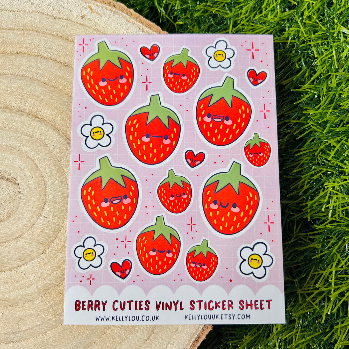 Berry Cuties Vinyl Sticker Sheet