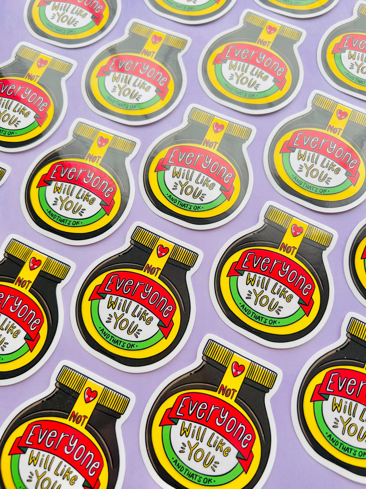 Not Everyone Will Like You - Marmite Sticker