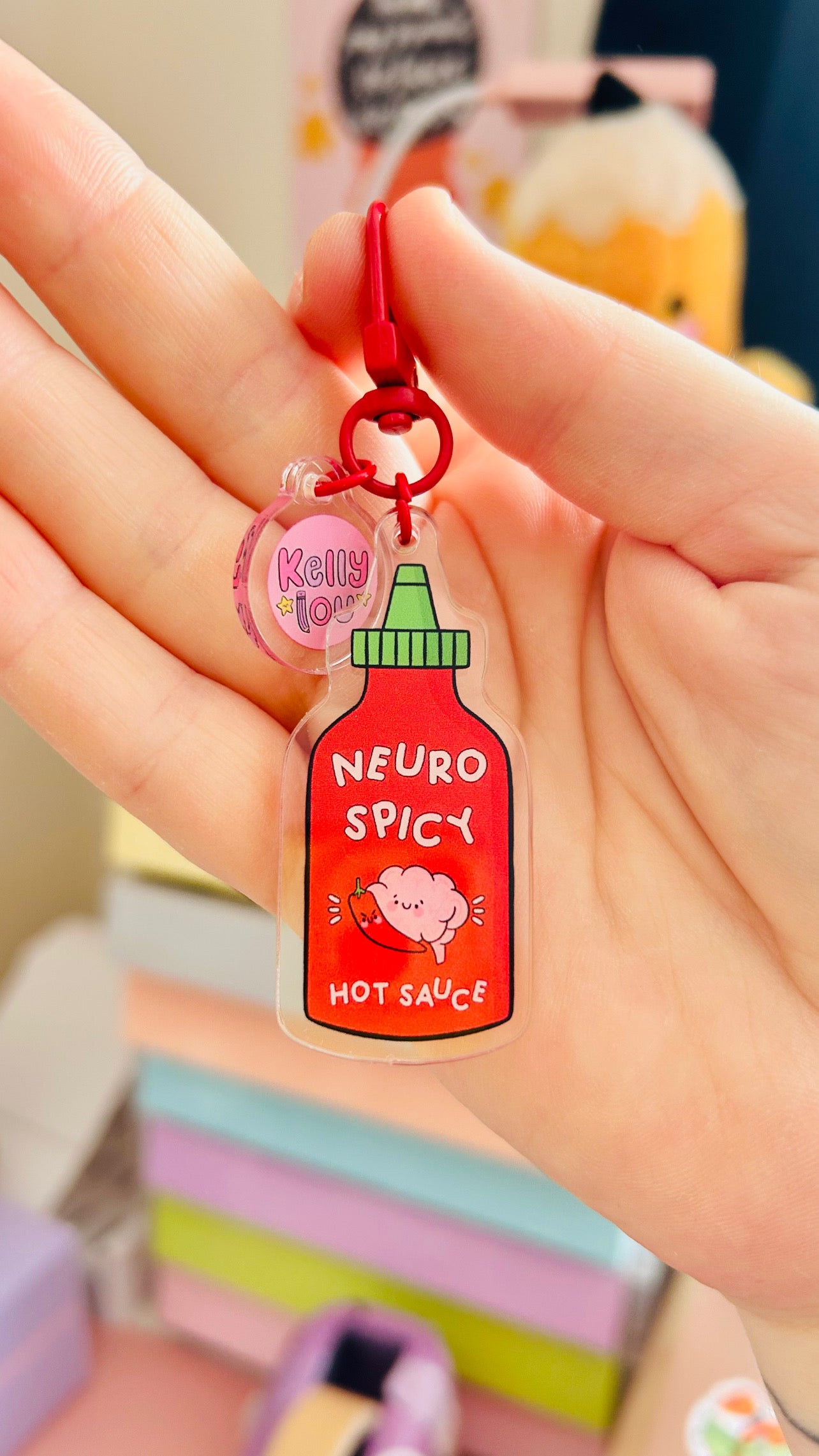 Neurospicy - Acrylic Keyring
