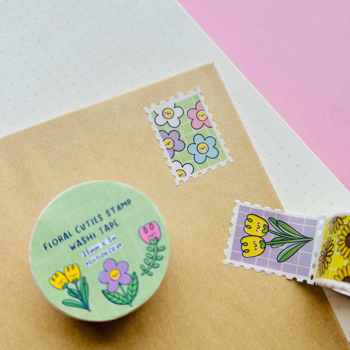 Floral Cuties Stamp Washi Tape