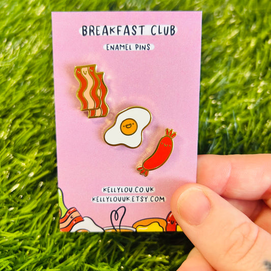 Breakfast Food Mini Pins
