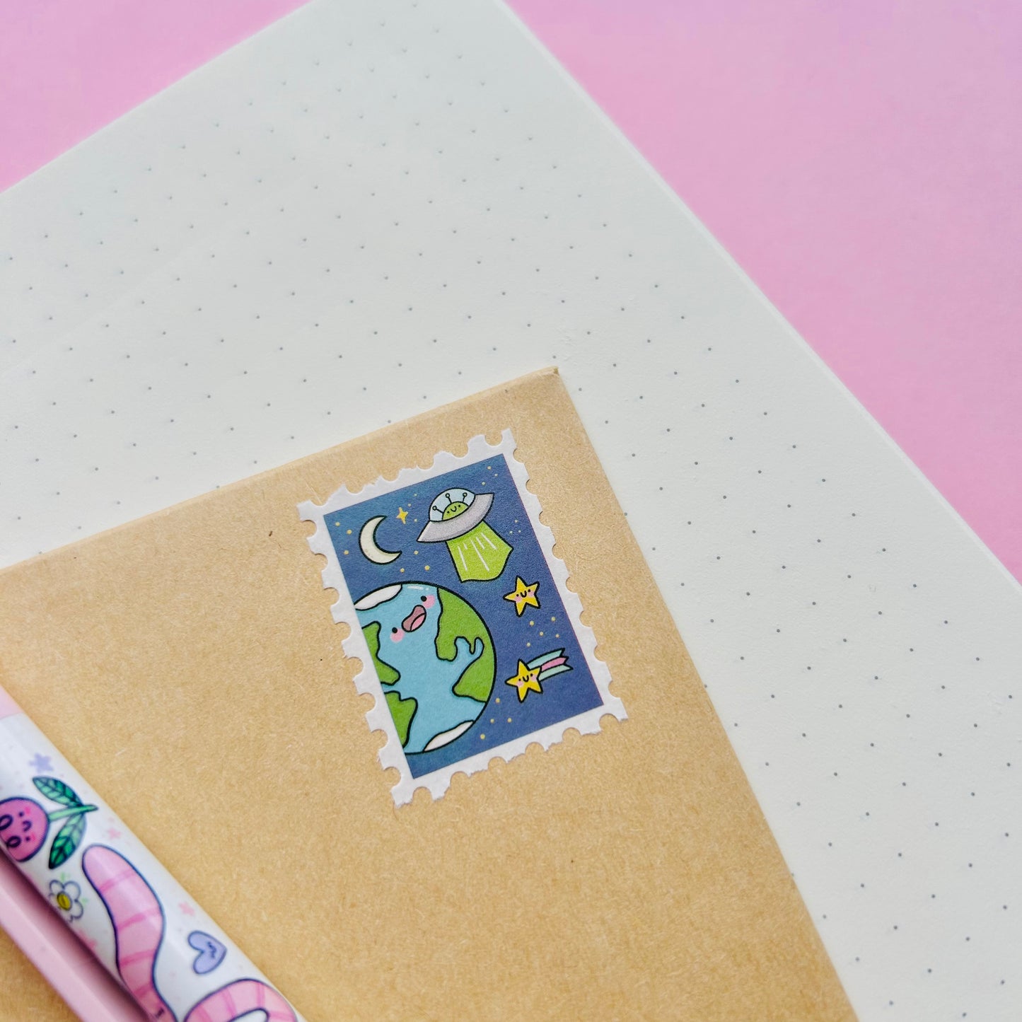 Space Cuties Stamp Washi Tape