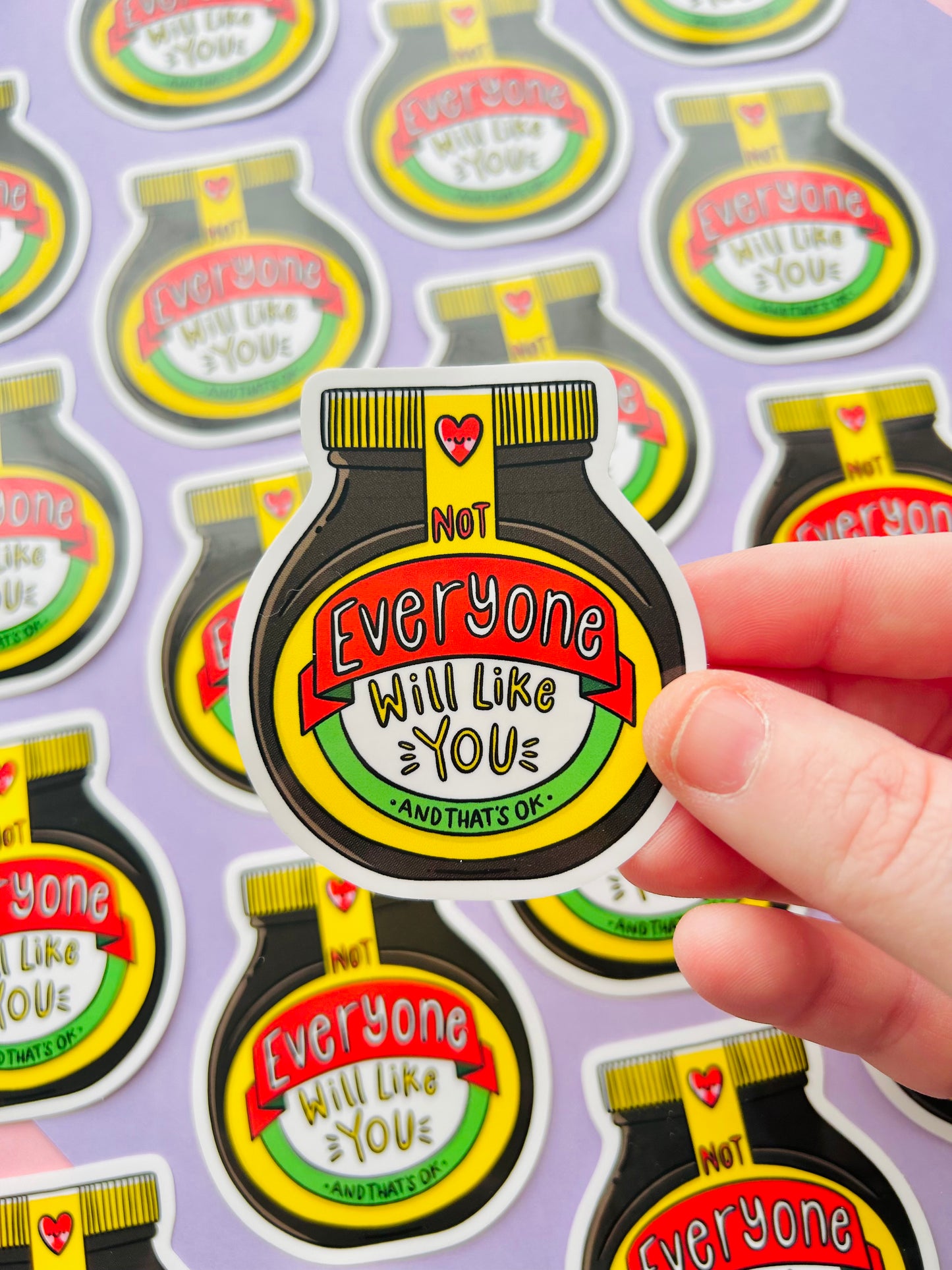 Not Everyone Will Like You - Marmite Sticker