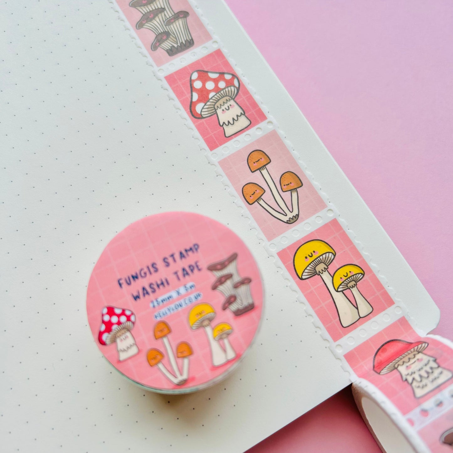 Fungi Stamp Washi Tape