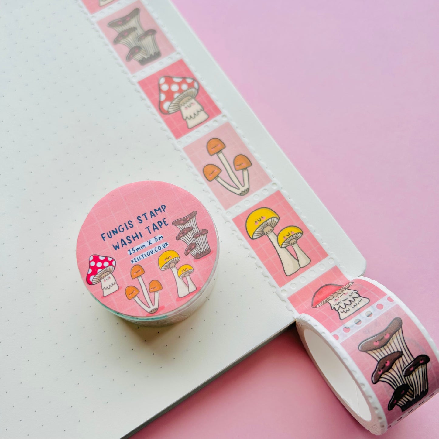 Fungi Stamp Washi Tape