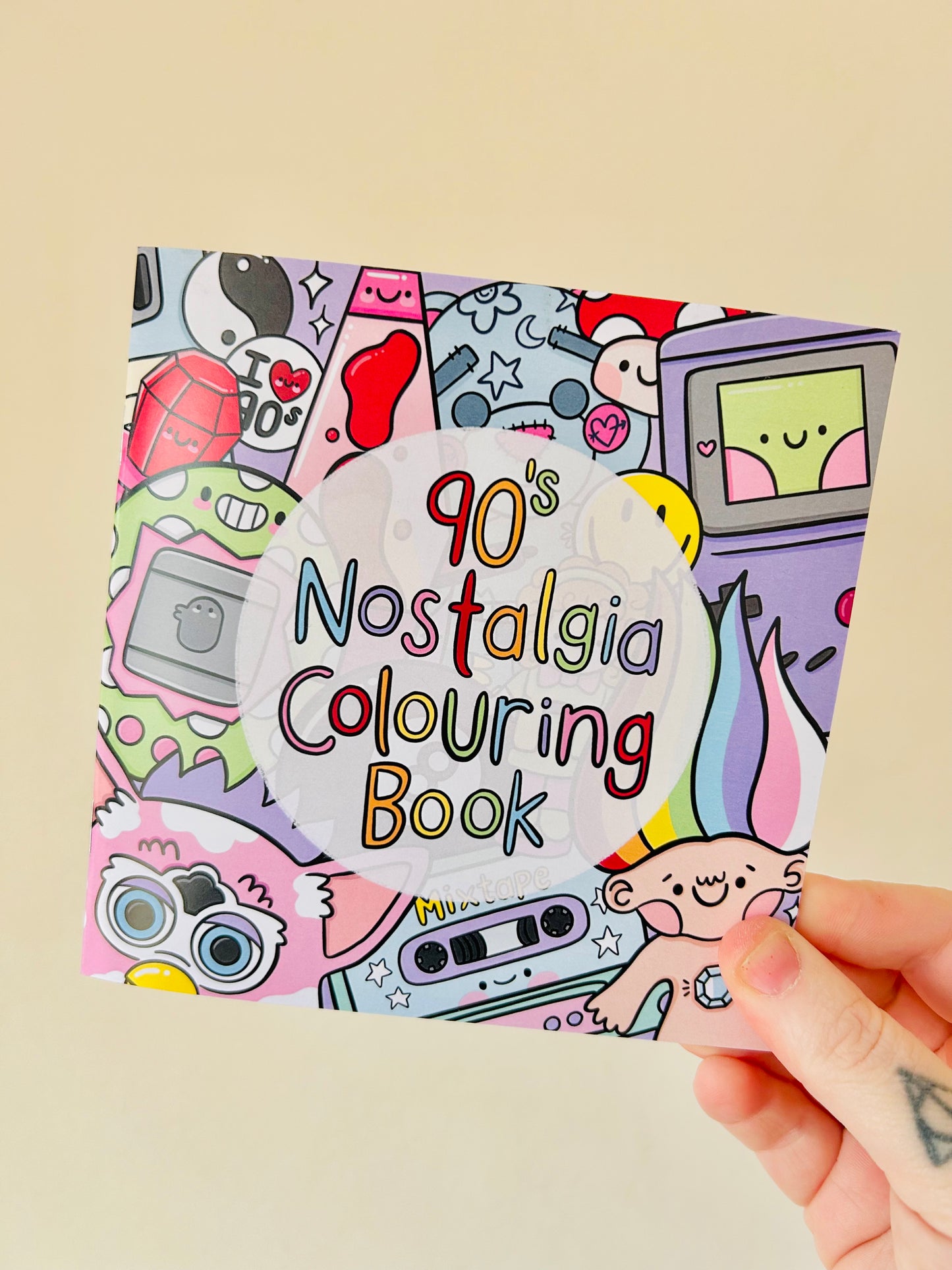 90s Nostalgia Colouring Book