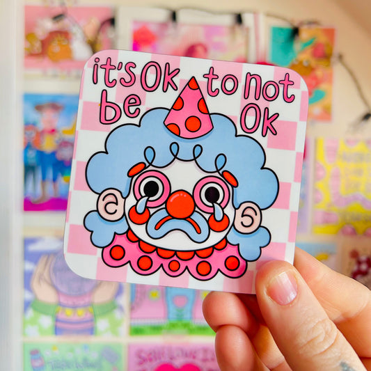 It's OK To Not Be OK - Drinks Coaster