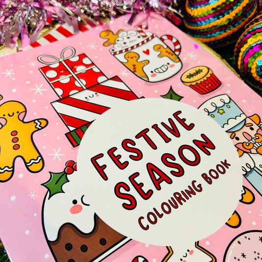 Festive Season Colouring Book