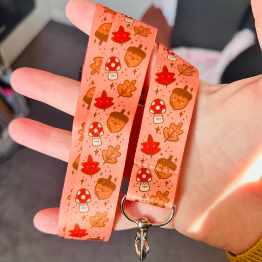 Autumn Cuties Lanyard