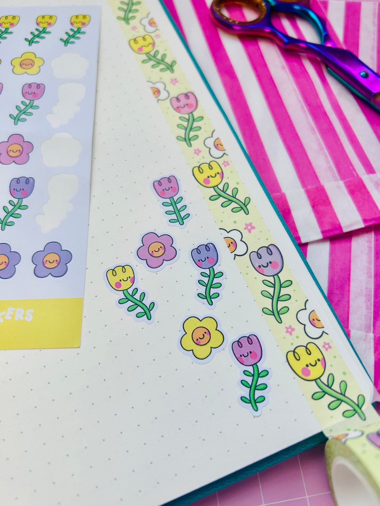 Spring Floral - Deco Sticker Sheet