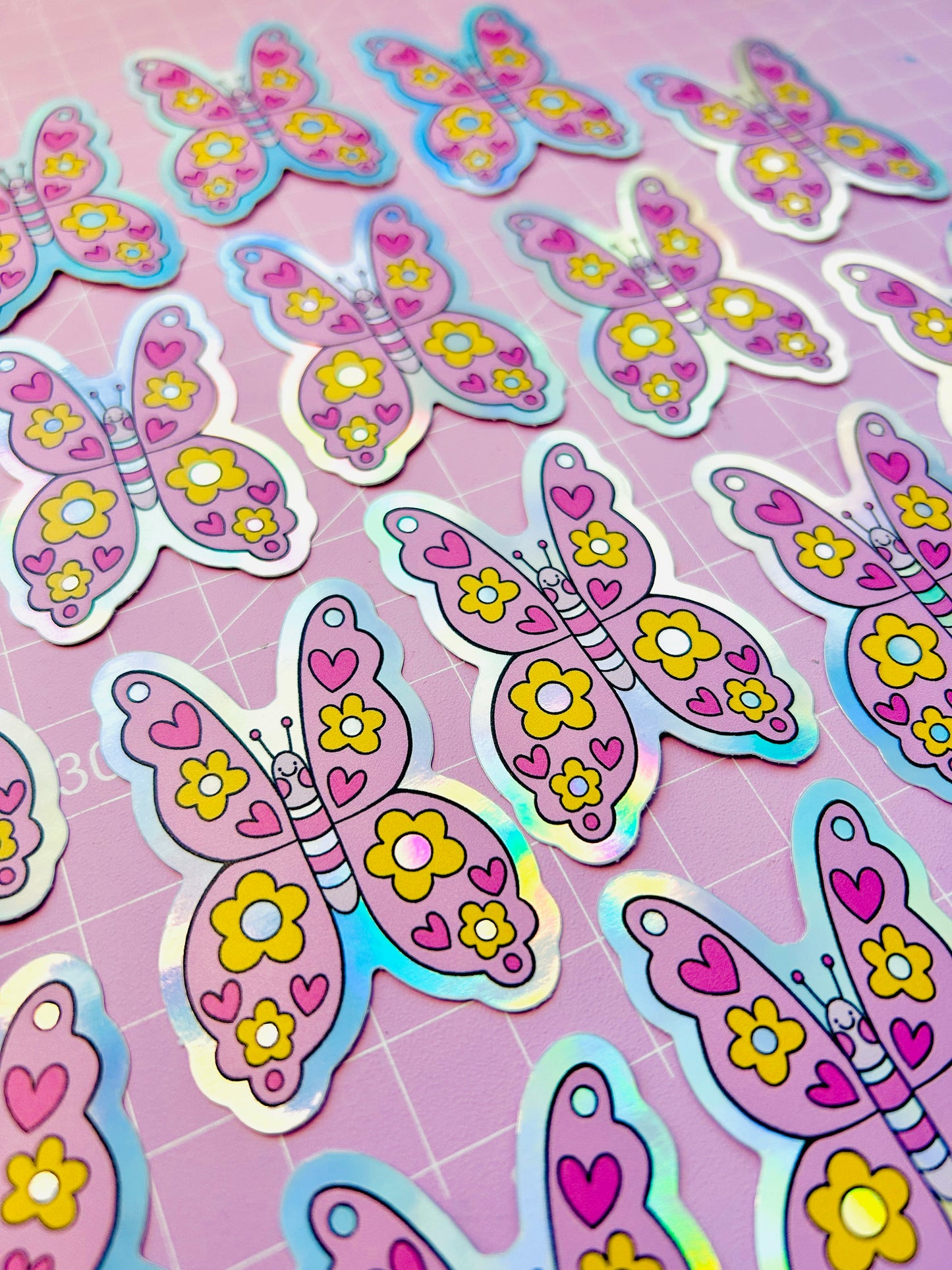Butterfly -  Holographic Vinyl Sticker
