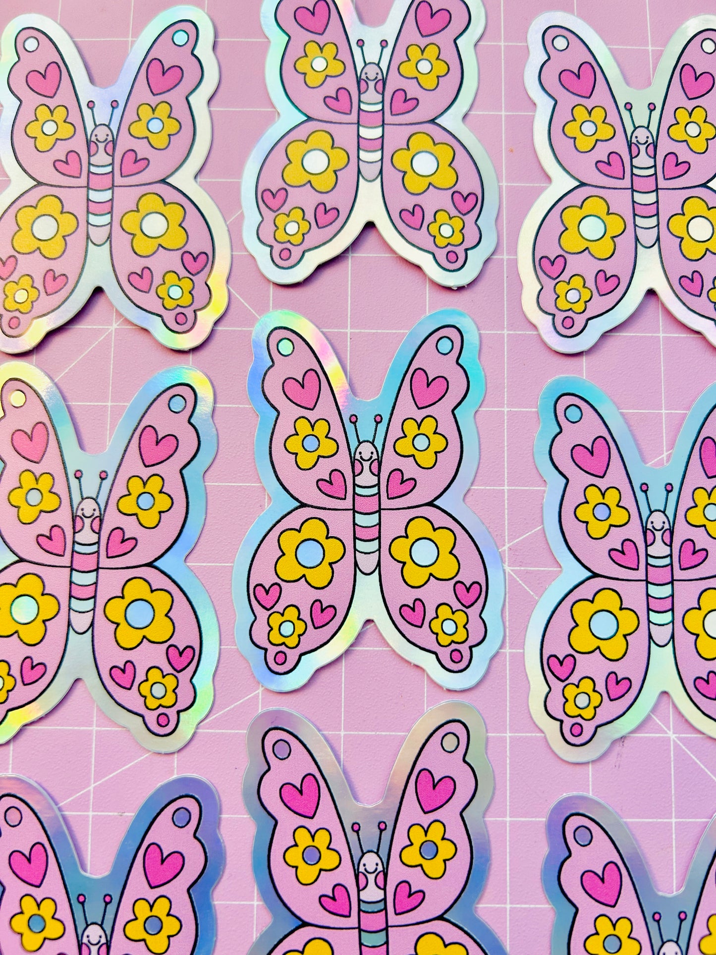 Butterfly -  Holographic Vinyl Sticker