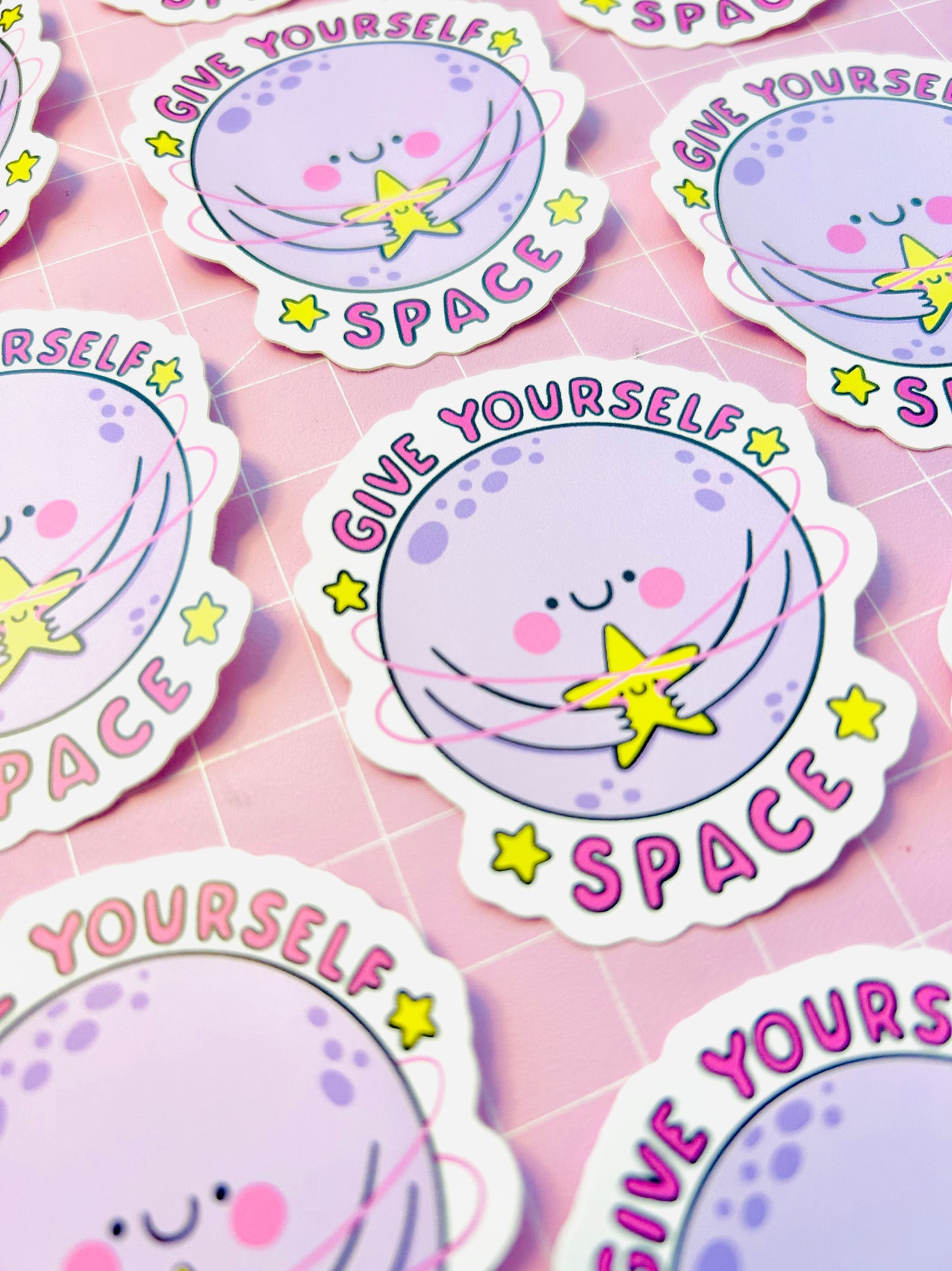 Give Yourself Space - Vinyl Sticker