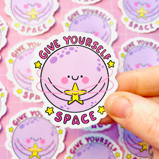Give Yourself Space - Vinyl Sticker