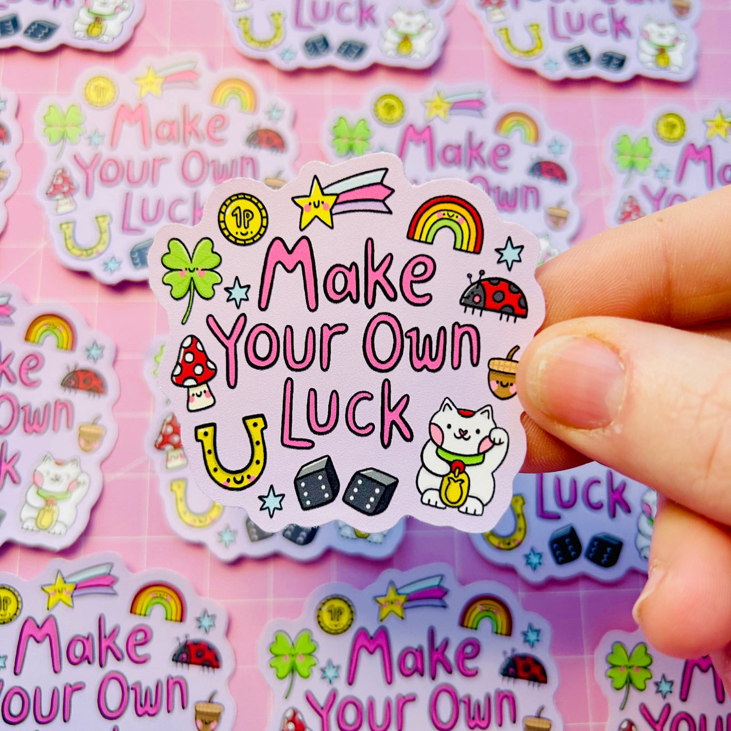 Make Your Own Luck - Vinyl Sticker
