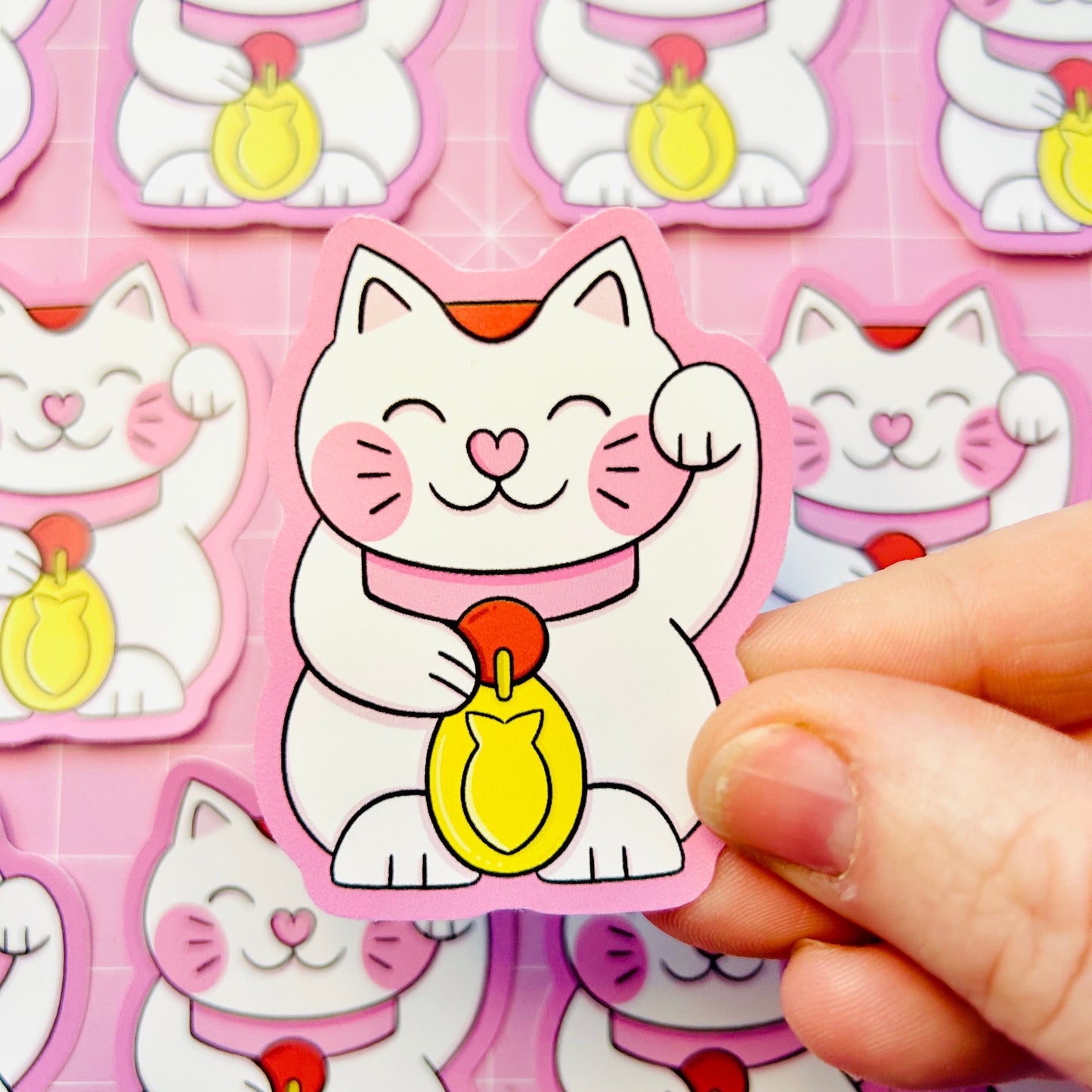 Lucky Cat - Vinyl Sticker