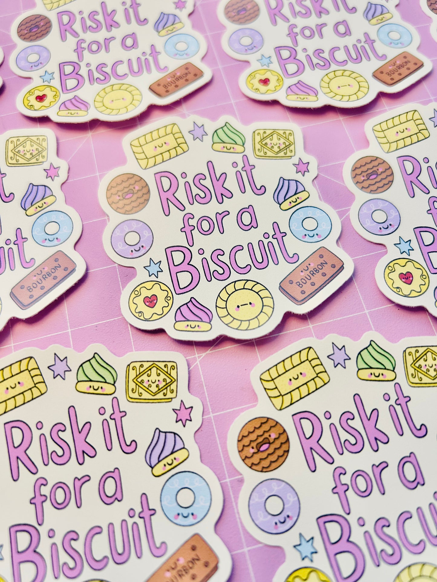 Risk It For A Biscuit - Vinyl Sticker