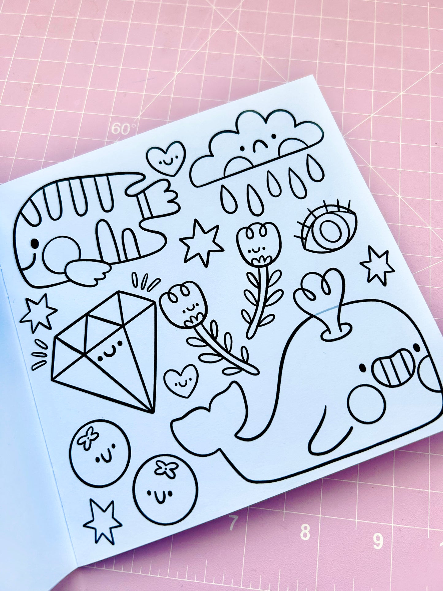 Colours of the Rainbow - Colouring Book