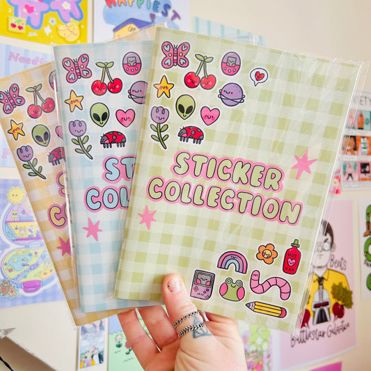 Sticker Collection - Reusable Sticker Book