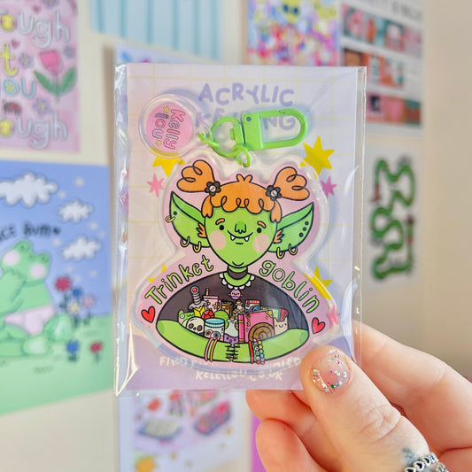 Trinket Goblin - Acrylic Keyring