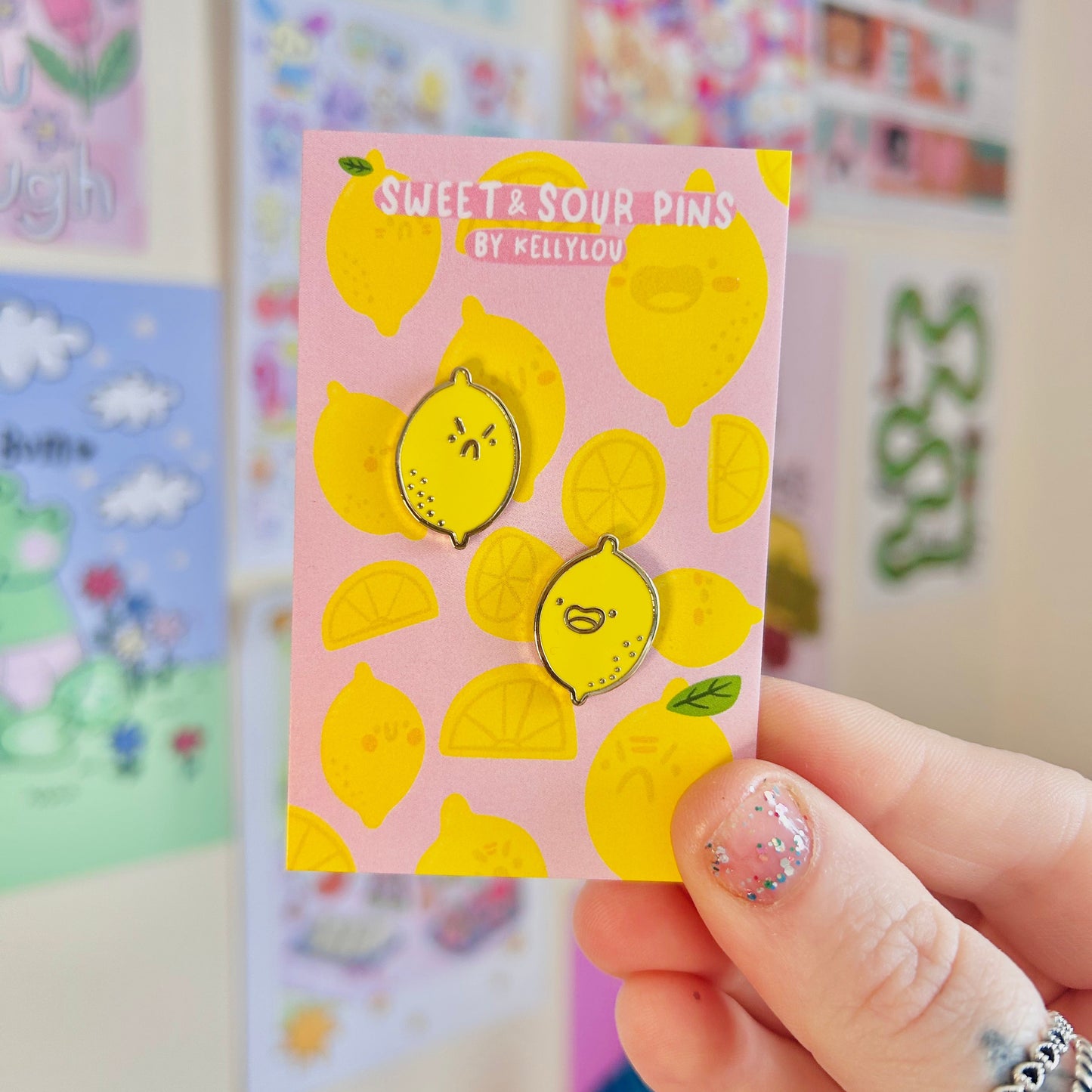Sweet & Sour - Lemon Enamel Pins