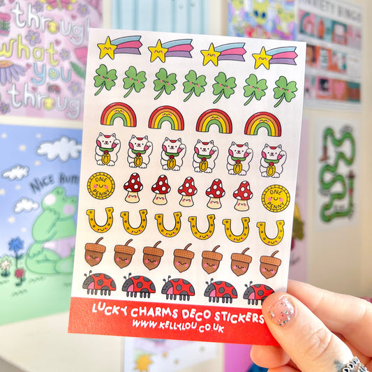 Lucky Charms - Deco Sticker Sheet