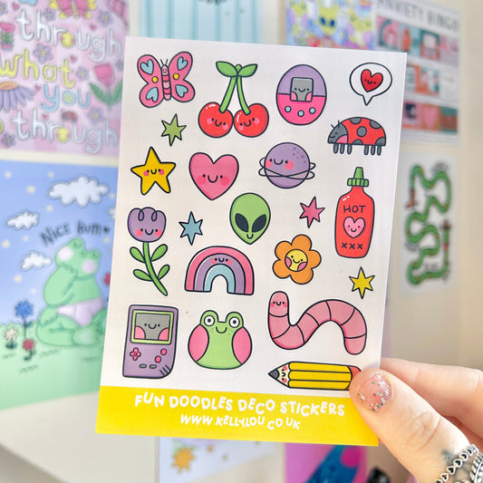 Fun Doodles - Deco Sticker Sheet