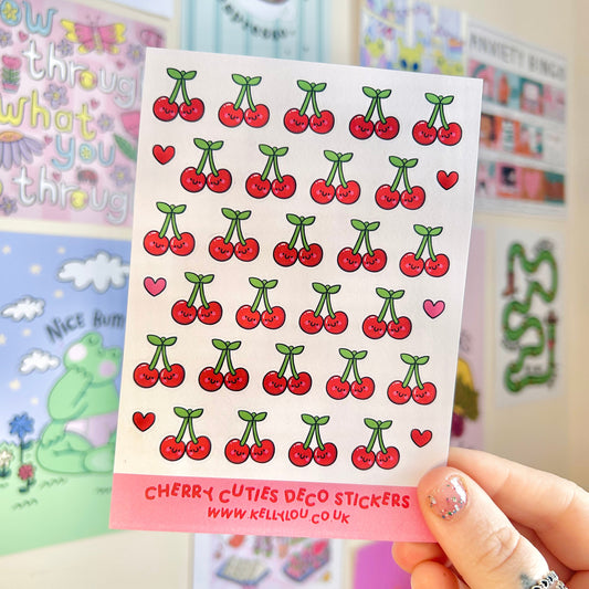 Cherry Cuties - Deco Sticker Sheet