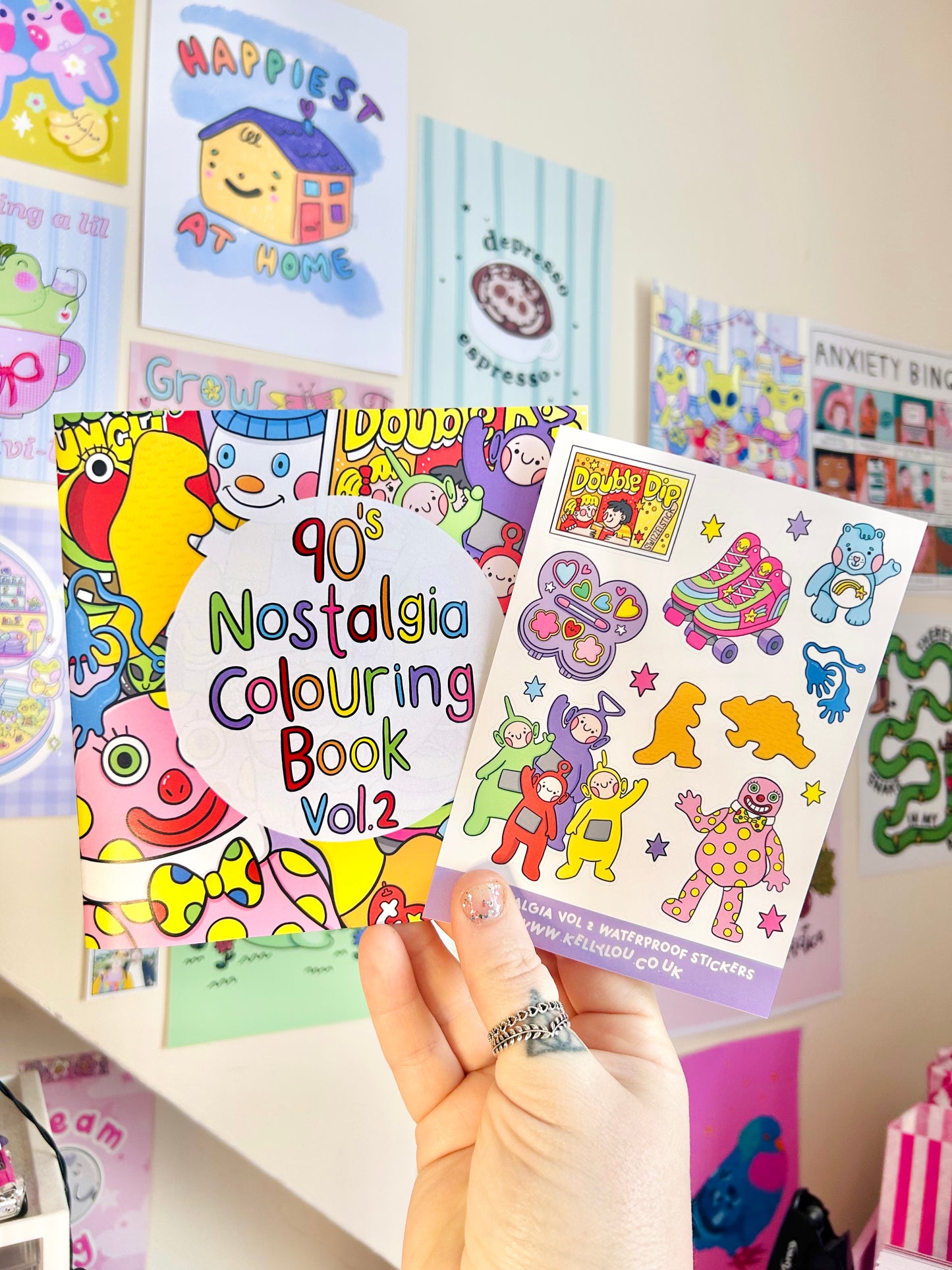 90s Nostalgia Vol 2 - Colouring Book