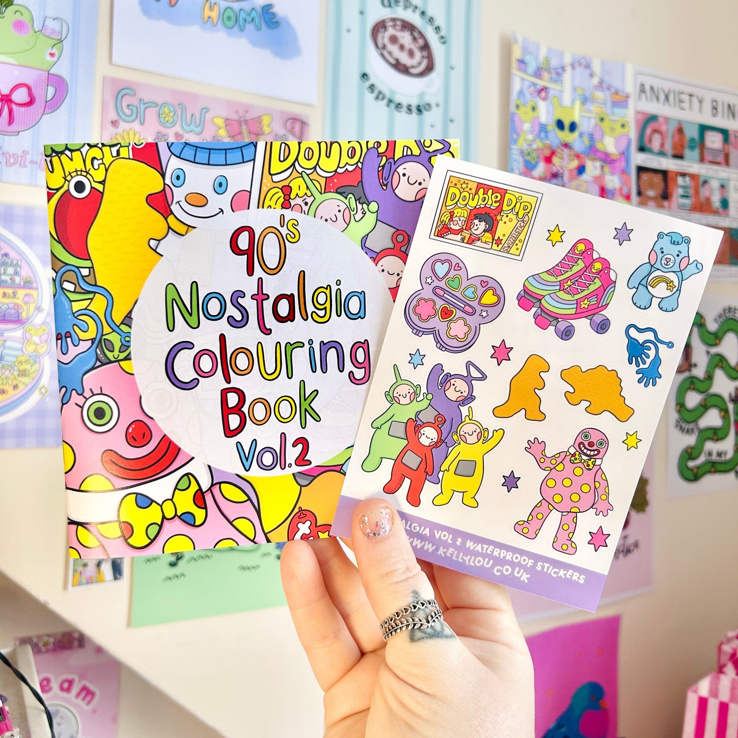 90s Nostalgia Vol 2 - Colouring Book