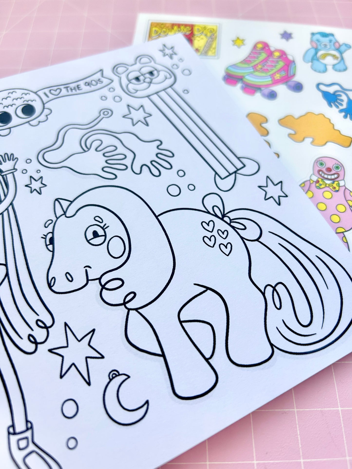 90s Nostalgia Vol 2 - Colouring Book