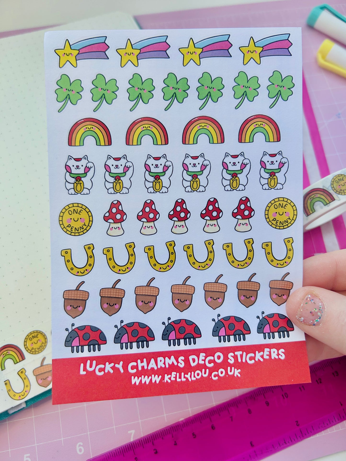 Lucky Charms - Deco Sticker Sheet
