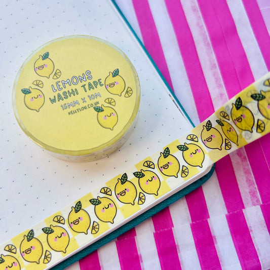Lemons Washi Tape