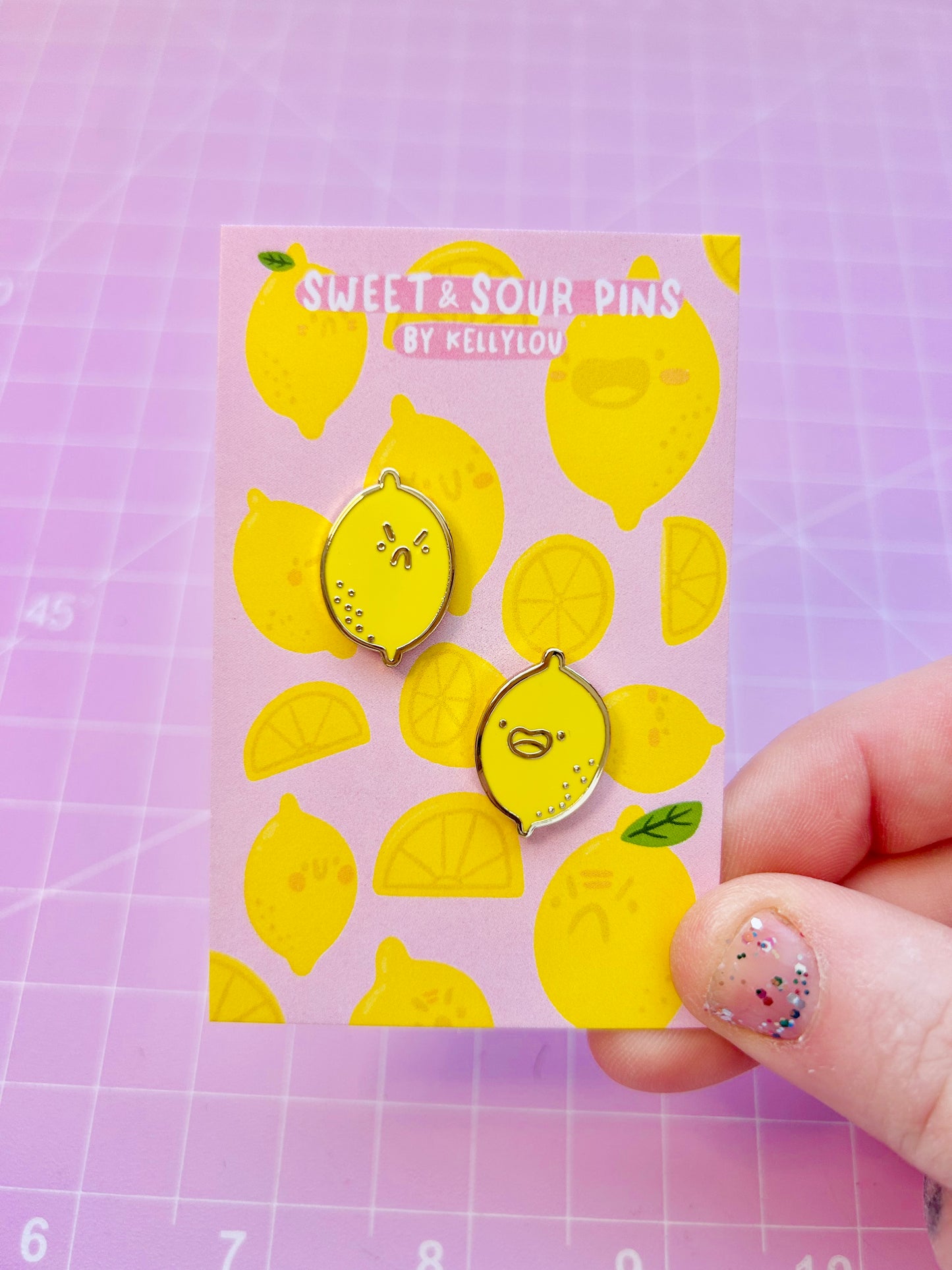 Sweet & Sour - Lemon Enamel Pins