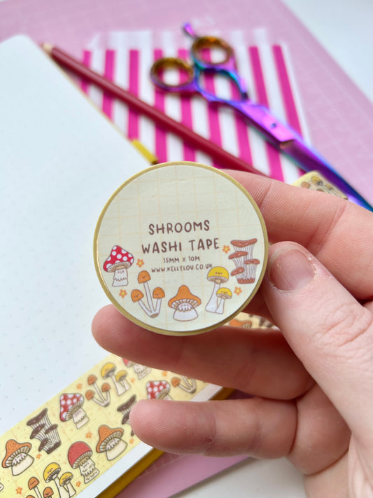 Shrooms - Washi Tape