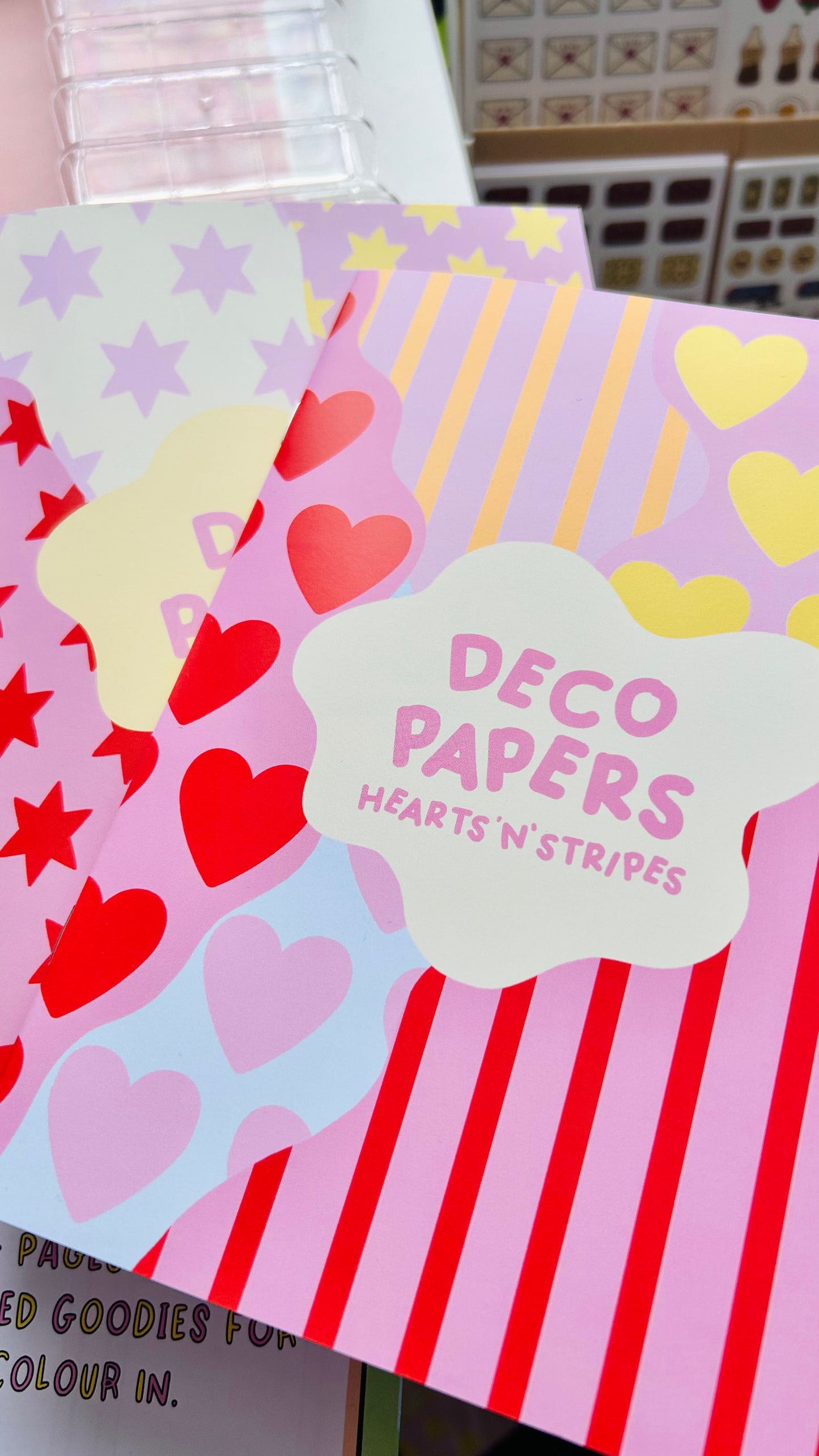 Hearts & Stripes - A5 Deco Papers Books