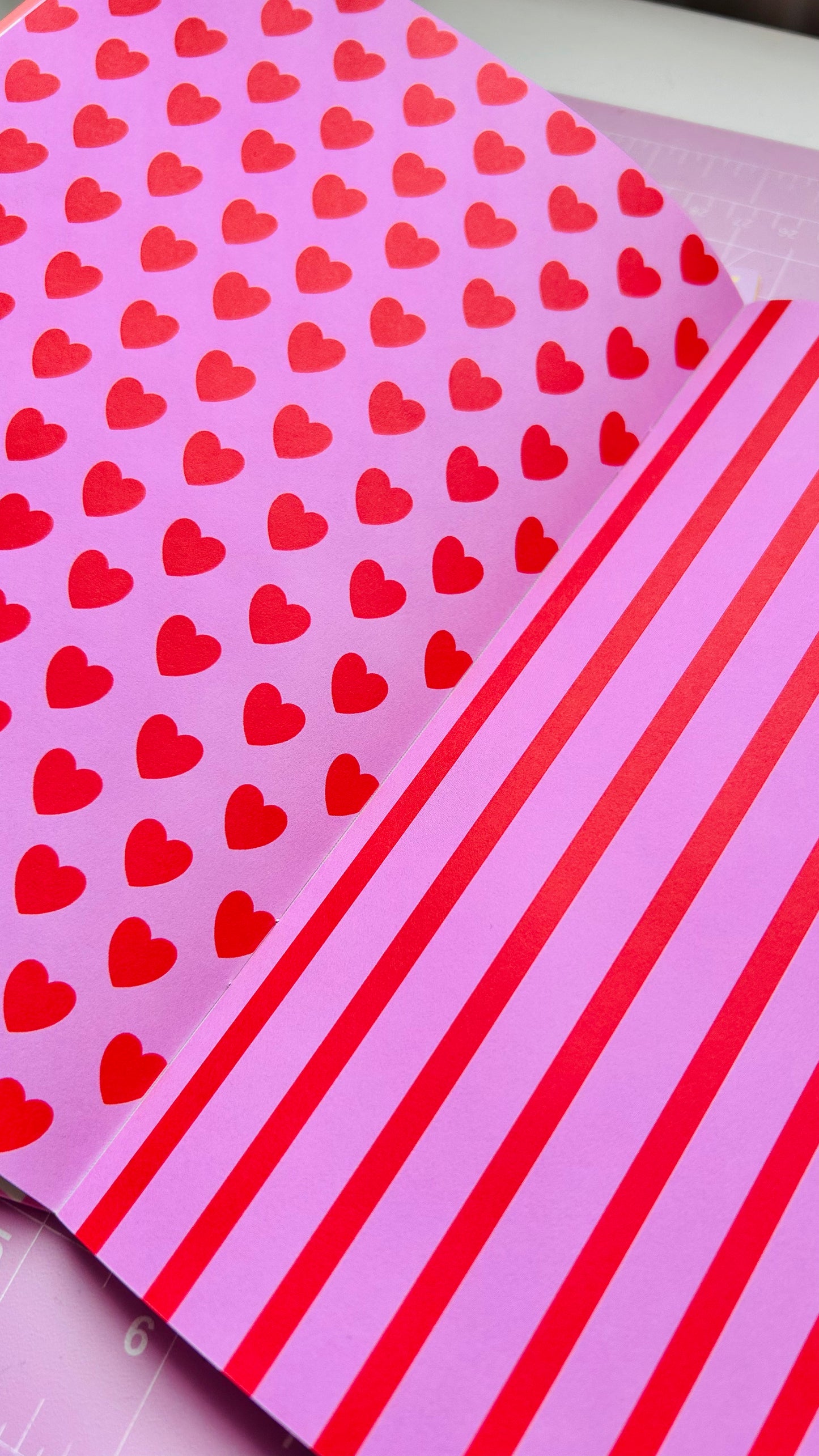 Hearts & Stripes - A5 Deco Papers Books