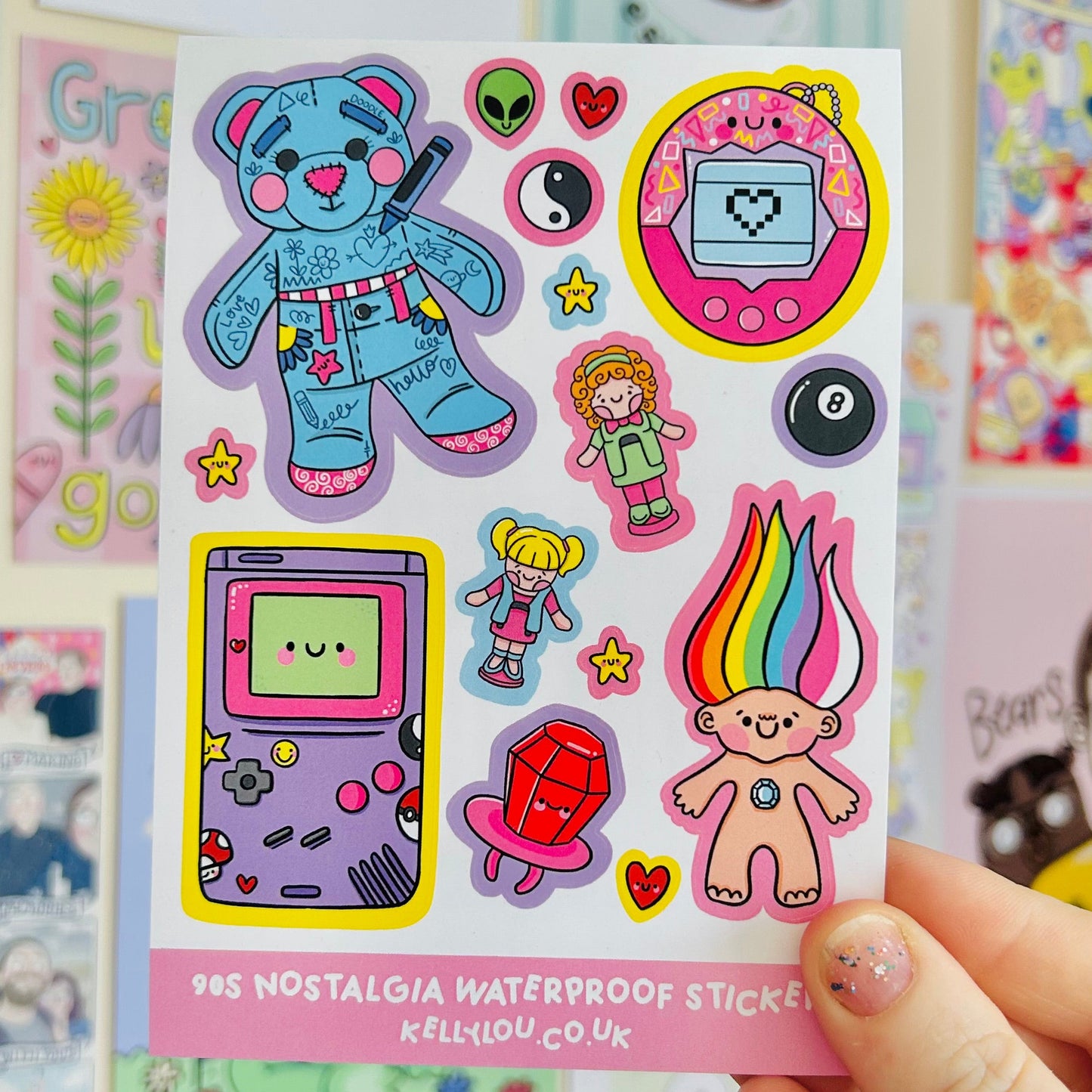90s Nostalgia - Vinyl Sticker Sheet