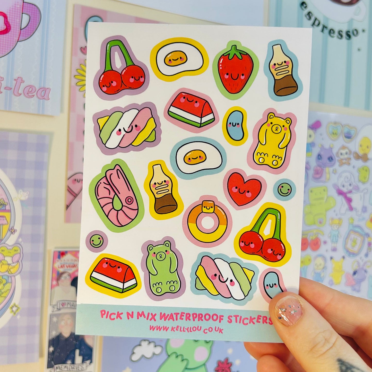 Pick 'n' Mix - Vinyl Sticker Sheet