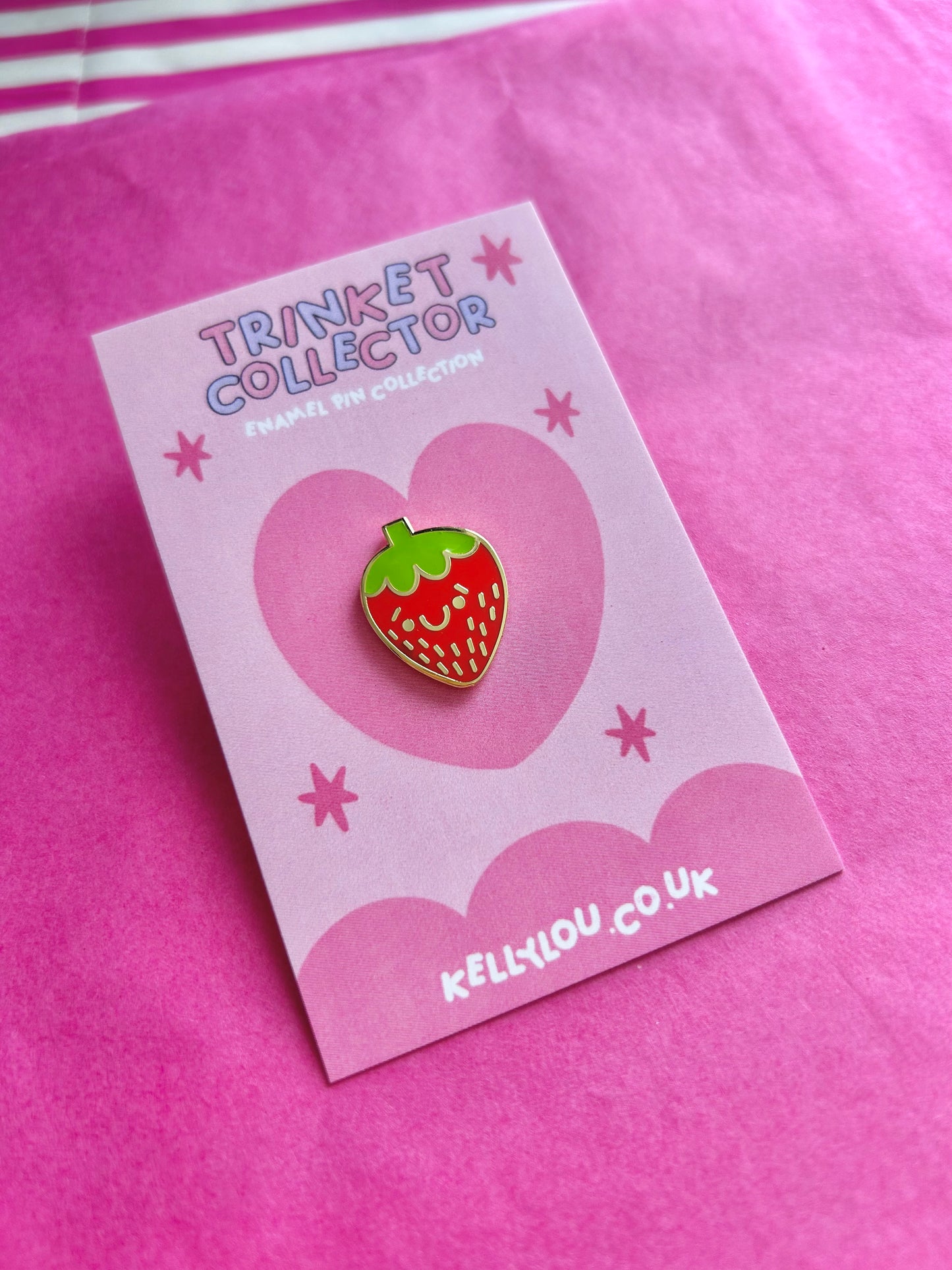 Berry Cutie - Strawberry Mini Enamel Pin