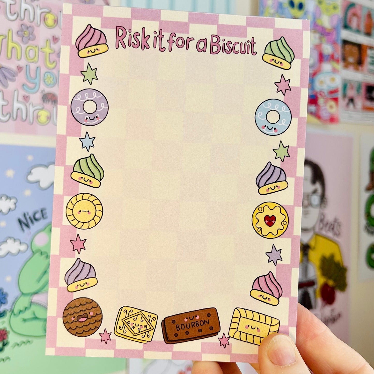 Risk It For A Biscuit A6 Notepad