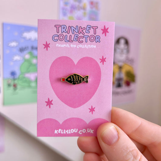 Soy Sauce Fish - Mini Enamel Pin