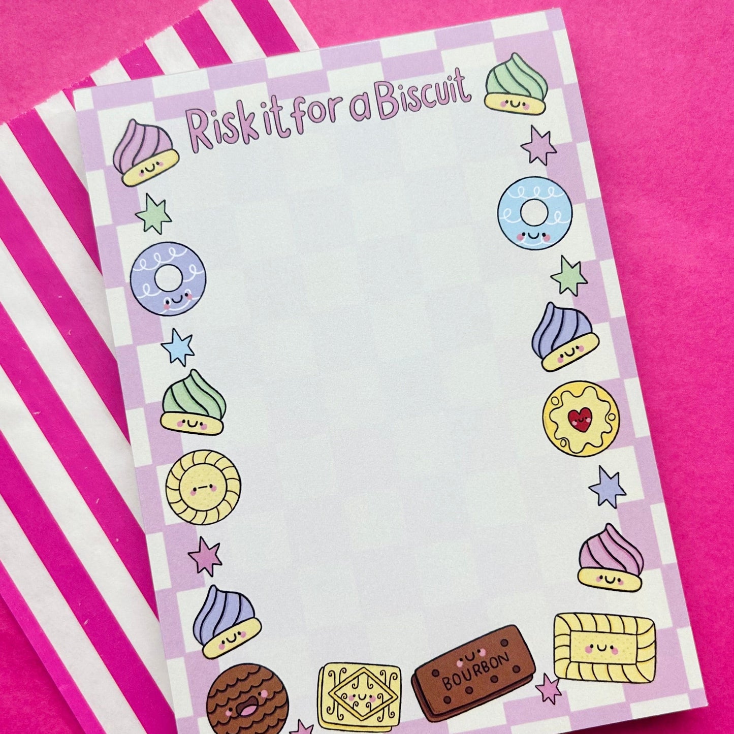 Risk It For A Biscuit A6 Notepad