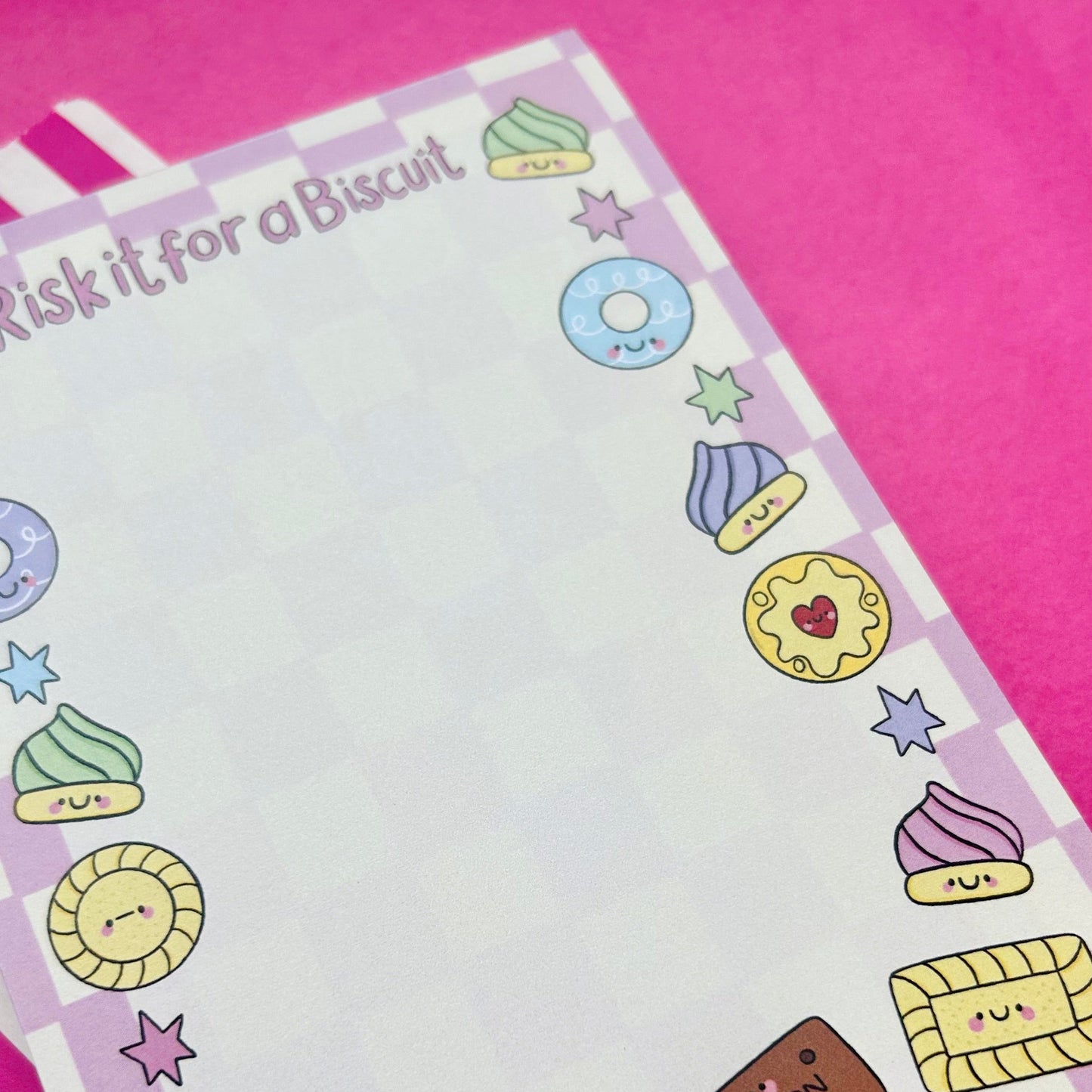 Risk It For A Biscuit A6 Notepad