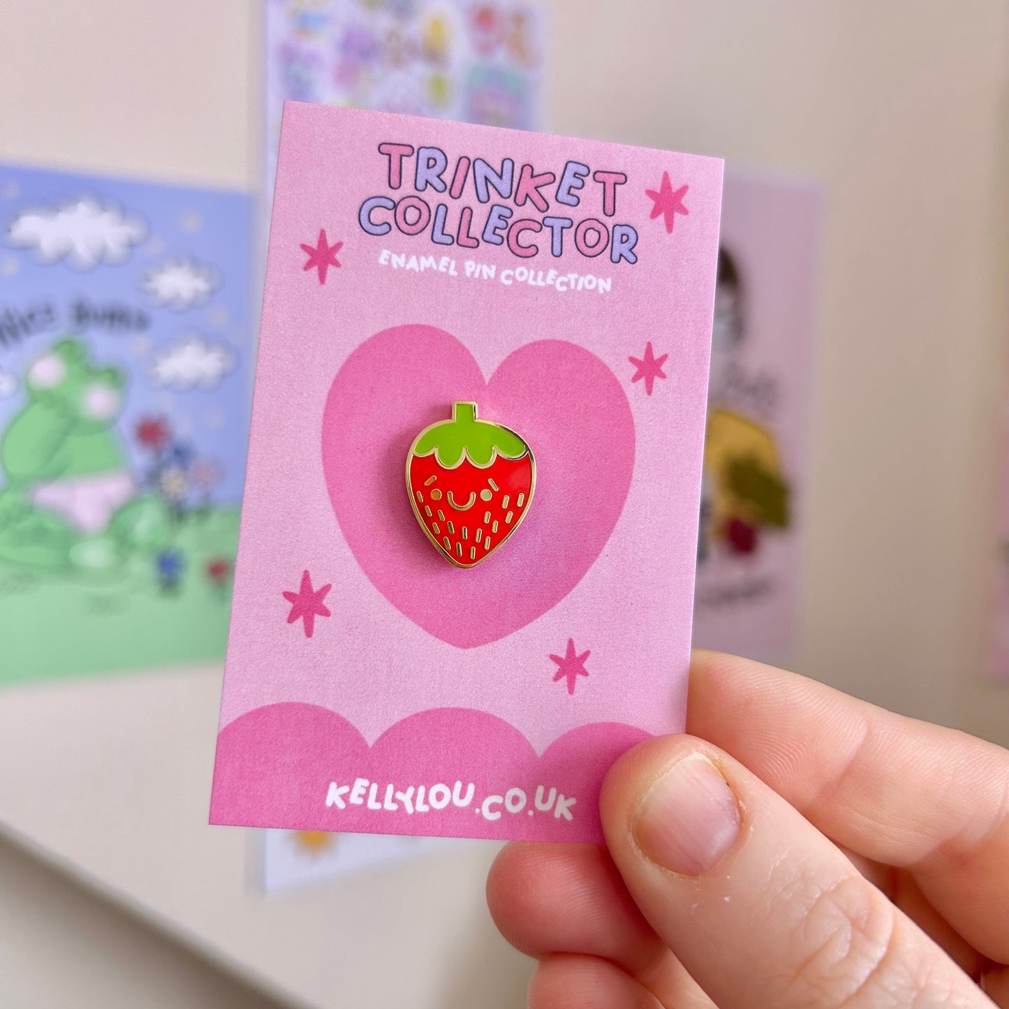 Berry Cutie - Strawberry Mini Enamel Pin