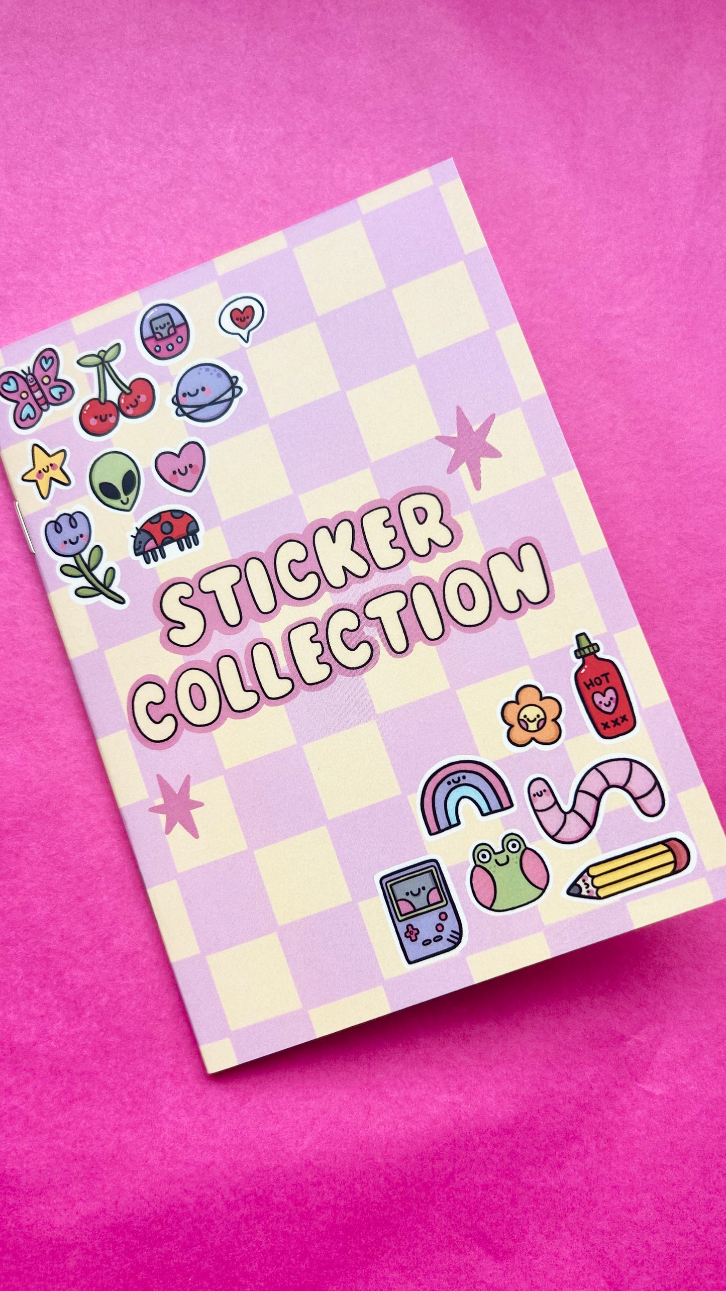 Sticker Collection - A6 Mini Reusable Sticker Book