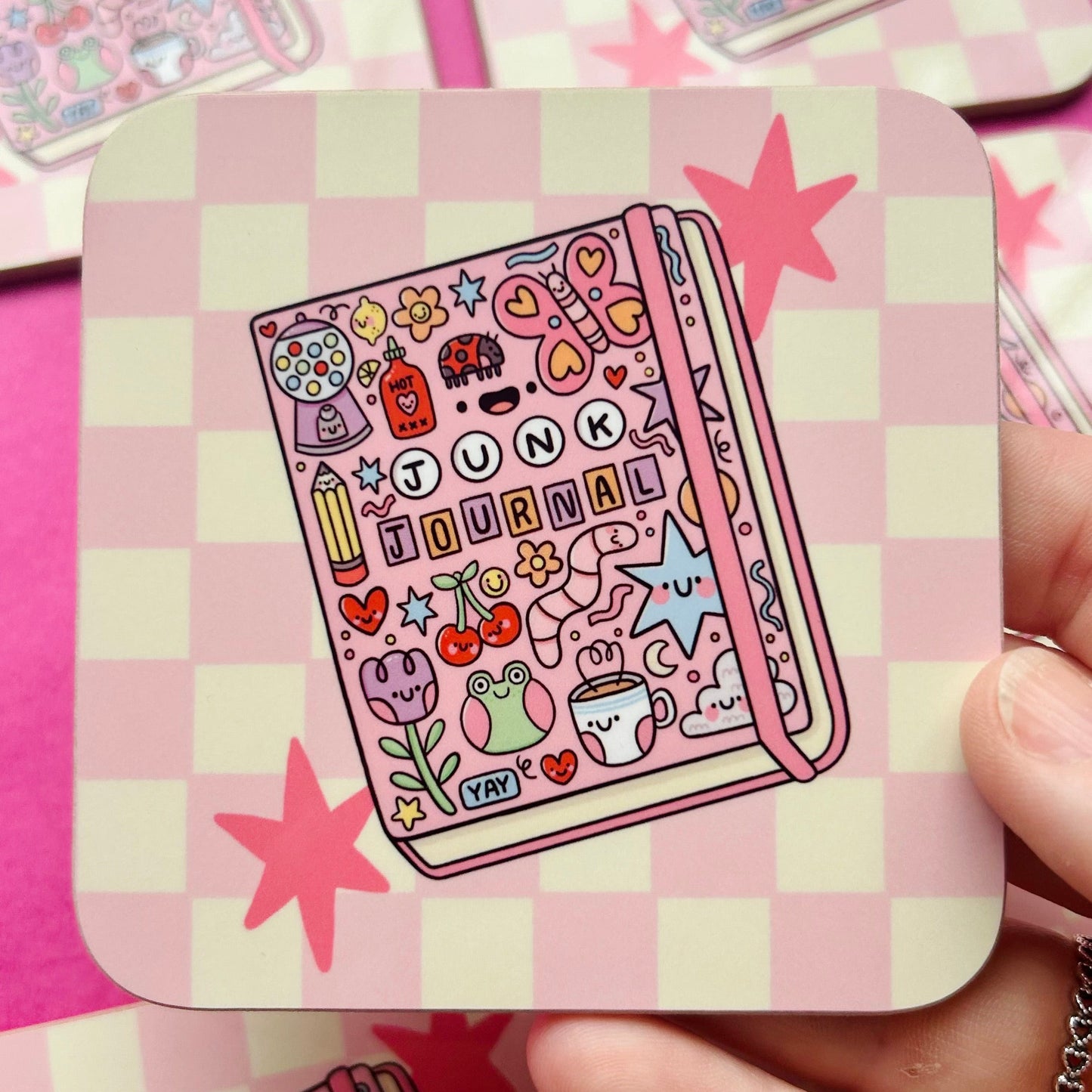 Junk Journal - Drinks Coaster