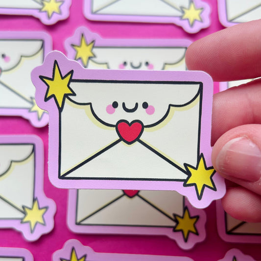Love Letter Envelope - Vinyl Sticker